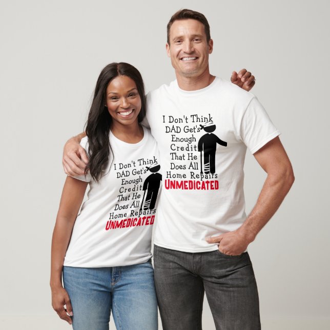 Gracioso diseño gráfico de camisetas para reparaci (Unisexo)