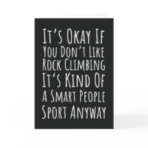 Gracioso escalador de tarjetas de rock para escala