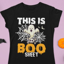 Gracioso fantasma Pun Humor de Halloween Camiseta