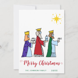 Gracioso Feliz Navidad Tres Reyes Saludos