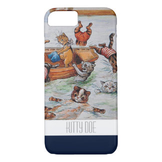 Gracioso Funda Cat iPhone7 - Los gatos en bote de 
