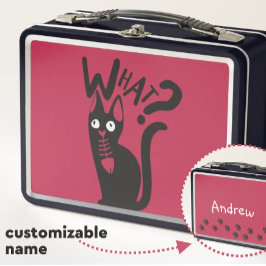 Gracioso gato de Personalizado negro Chiste en mag
