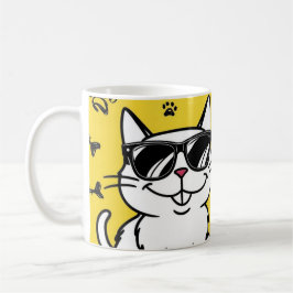 Gracioso gato taza de café Personalizado gato