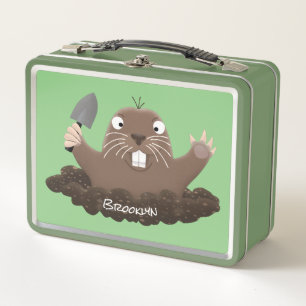 Gracioso gopher digging personalizado ilustracion