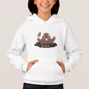 Gracioso gopher digging personalizado ilustracion