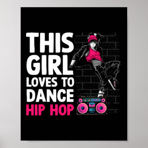 Gracioso Hip Hop Arte De Baile Para Niñas Chicas H