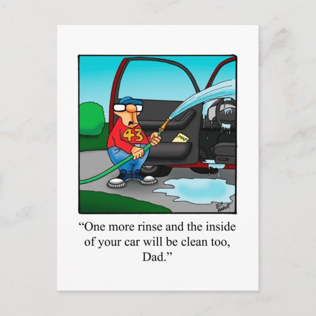 Gracioso "Humor familiar", tarjeta postal "Spectic (Anverso)