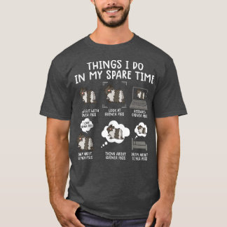 Gracioso humor sarcástico de la camiseta de cerdo