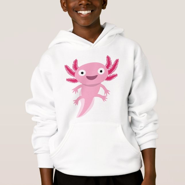 Gracioso Ilustracion Axolotl (Anverso)