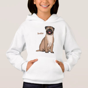 Gracioso ilustracion de personalizado de perro de