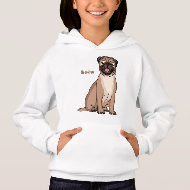 Gracioso ilustracion de personalizado de perro de  (Anverso)