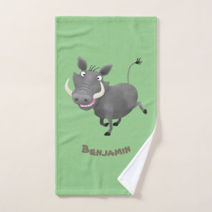 Gracioso ilustracion de personalizado porcina afri