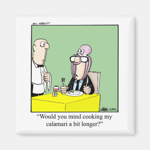 Gracioso imán de humor para gastrónomos