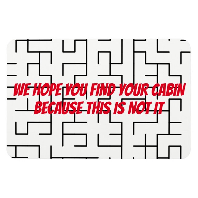 Gracioso imán de puertas de cabina de crucero - En (Horizontal)