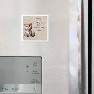 Gracioso imán gato - Decoración Mascota de verano