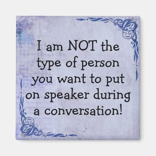 Gracioso Imán Sin Altavoz (Frente)