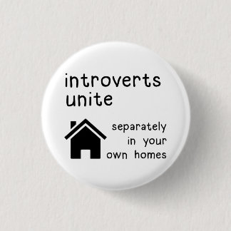 Gracioso Introvertido Unir Pin de botón