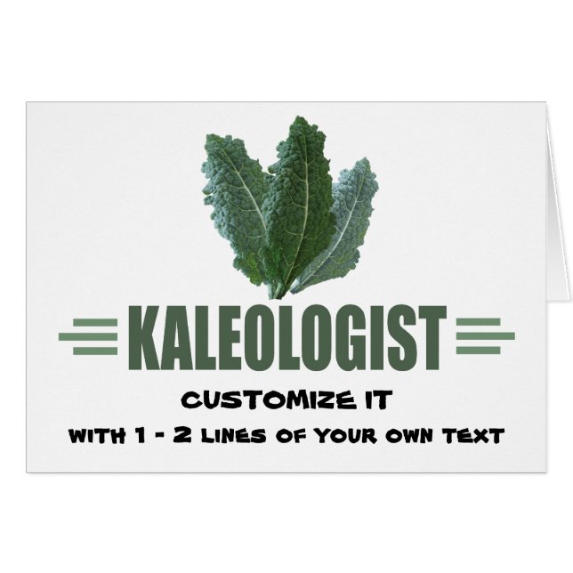 Gracioso Kale Lover (Anverso (Horizontal))