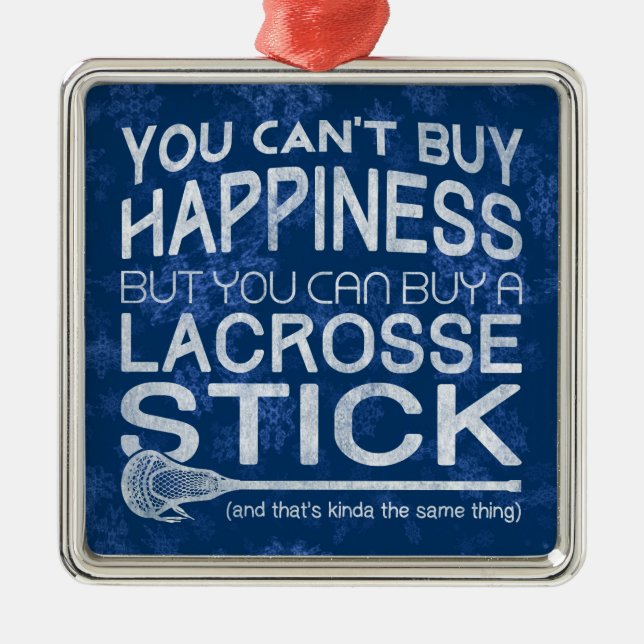 Gracioso Lacrosse Decoración De Ornamentos De Navi (Frente)