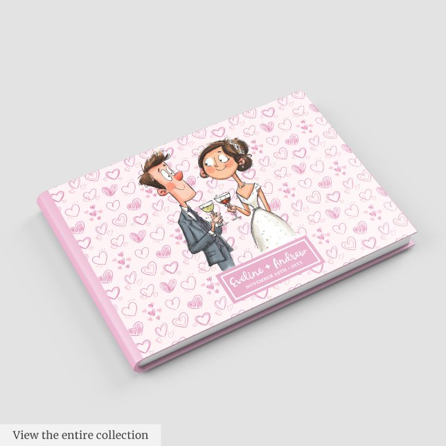 Gracioso libro de Bodas de humor para recién casad (Funny Newlyweds Humor Wedding Guest book)