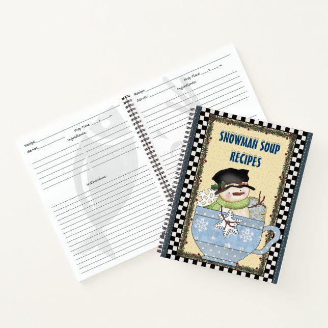 Gracioso libro de recetas para Navidades de sopa d (Interior)