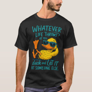 Gracioso Meme De La Camisa Del Pato Cita Tees Gráf