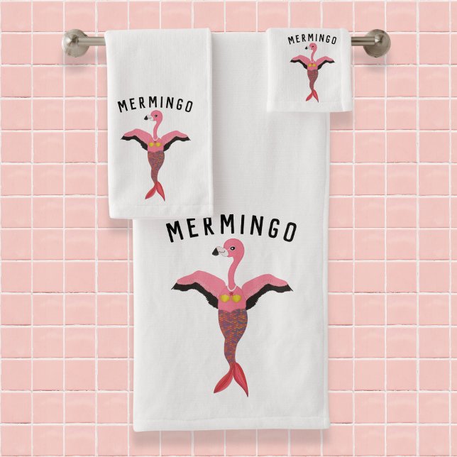 Gracioso Mermingo Flamingo Mermaid Mateo (Subido por el creador)
