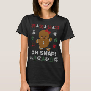 Gracioso Oh Snap! Gingerbread Cookie sudaderas