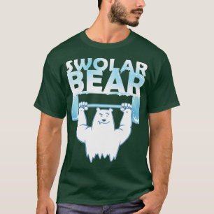 Gracioso Oso Polar Camiseta De Levantamiento Del O