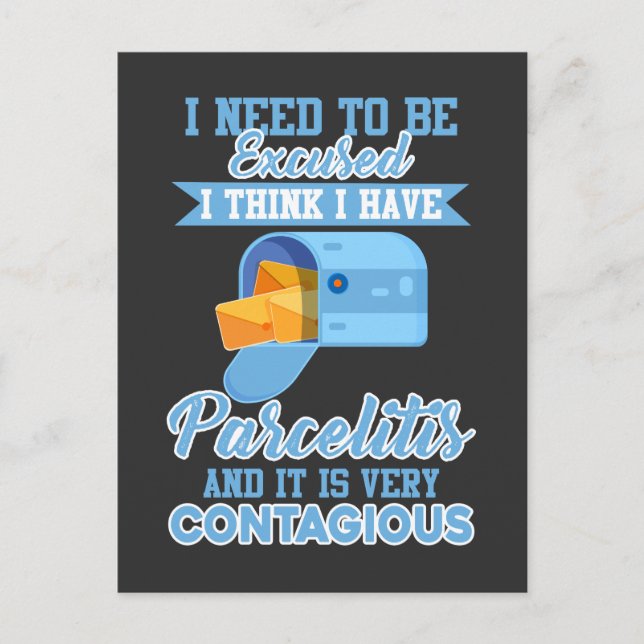 Gracioso paquete de correo de trabajador postal Ma (Anverso)