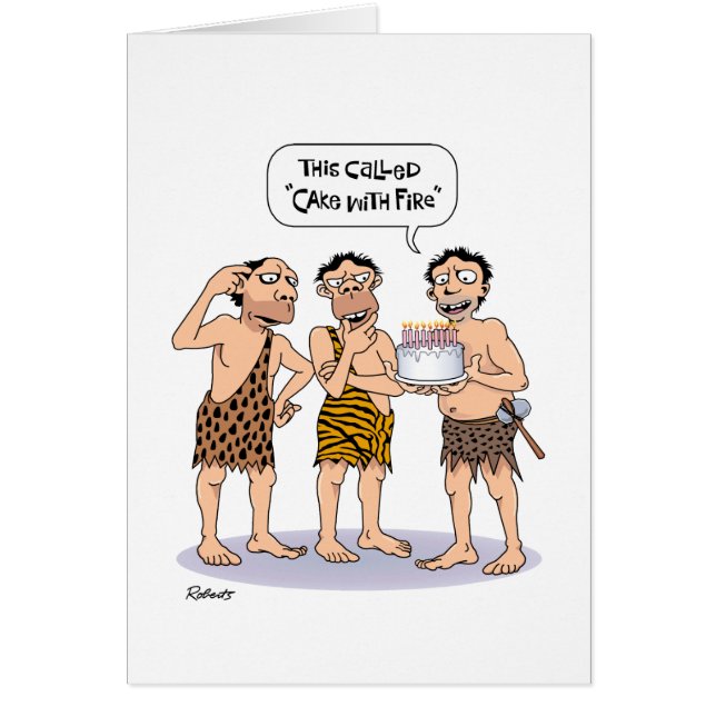 Gracioso pastel 66 con fuego (Frente)