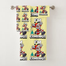 Gracioso patrón de Papá Noel Navidades graciosos