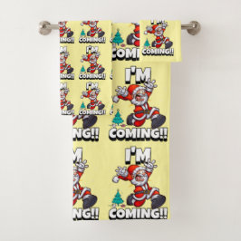 Gracioso patrón de Papá Noel Navidades graciosos