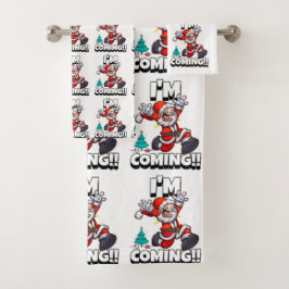 Gracioso patrón de Papá Noel Navidades graciosos