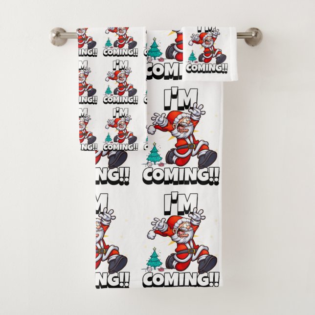 Gracioso patrón de Papá Noel Navidades graciosos (In situ)