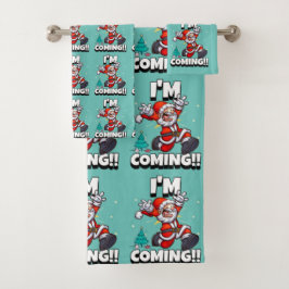 Gracioso patrón de Papá Noel Navidades graciosos