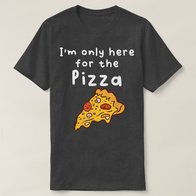 Gracioso pedazo de camiseta de Pizza (Diseño del anverso)