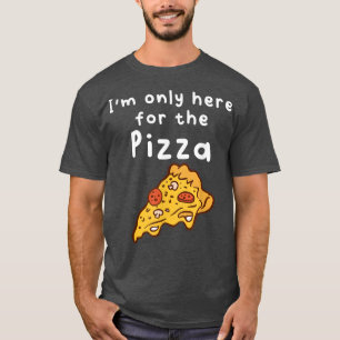 Gracioso pedazo de camiseta de Pizza