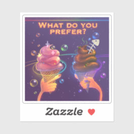 Gracioso Pegatina Personalizado helado Motivaciona