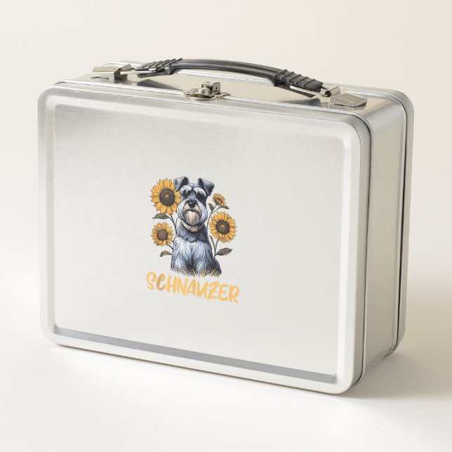Gracioso perro Schnauzer (Anverso)