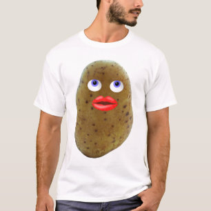Gracioso personaje de papa, camiseta masculina