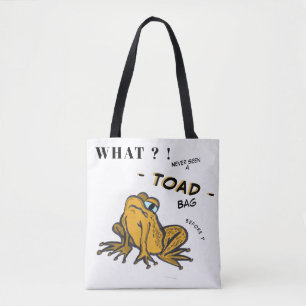 Gracioso Personalizado TOAD Cust. Bolsa de tote bl