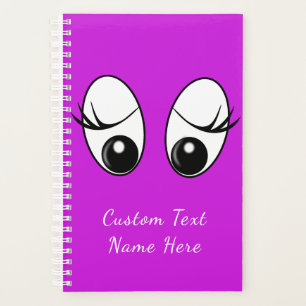 Gracioso planificador Curioso Ojos Personalizado T