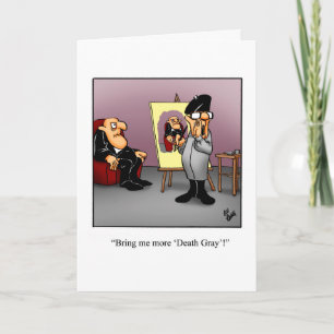 Gracioso Por La Tarjeta De Cumpleaños Del Humor De