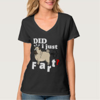 Gracioso Pug Acababa De Fart - Camiseta Sweater Ho