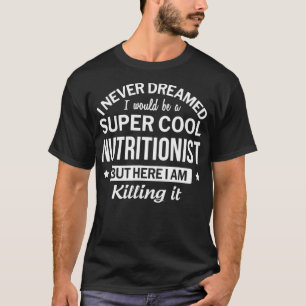 Gracioso regalo de camiseta nutricionista Super Gu
