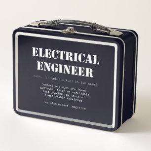 Gracioso regalo de definición de ingeniero eléct