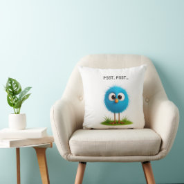 Gracioso regalo de diseño de almohada de pájaro PS