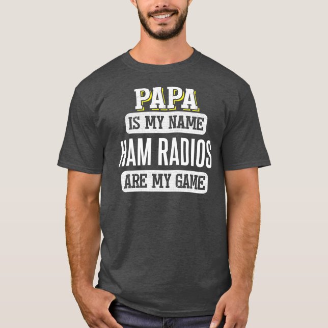 Gracioso regalo de Ham Radios para la camiseta del (Anverso)