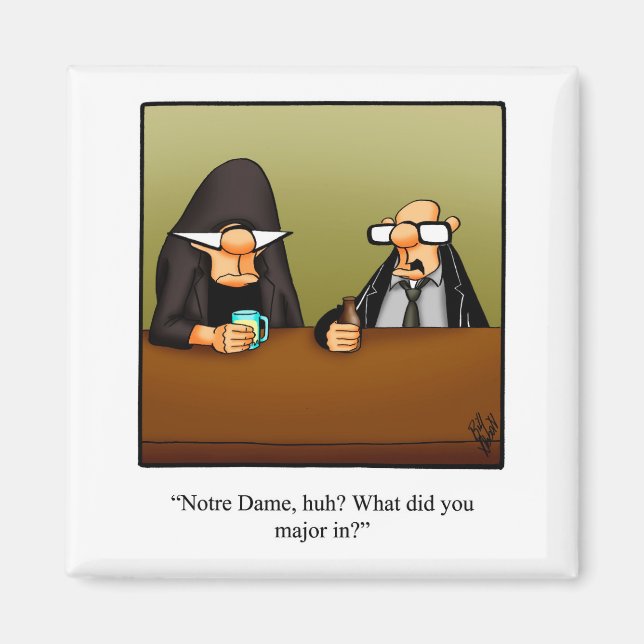 Gracioso regalo de humor en imanes (Frente)